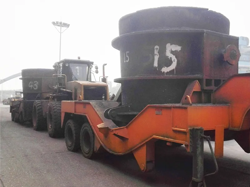 ماشین ملاقه آهن مذاب